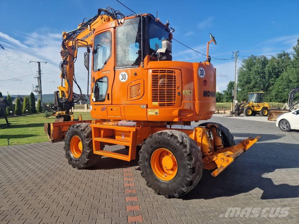 Komatsu PW110  휠 굴삭기