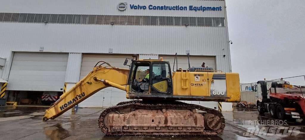Komatsu PC 600 LC-8 대형 굴삭기 29톤 이상