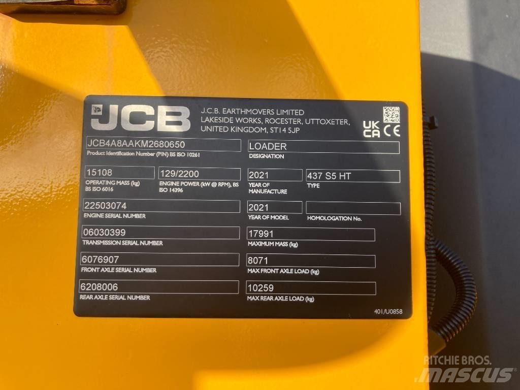 JCB 437 HT  휠로우더