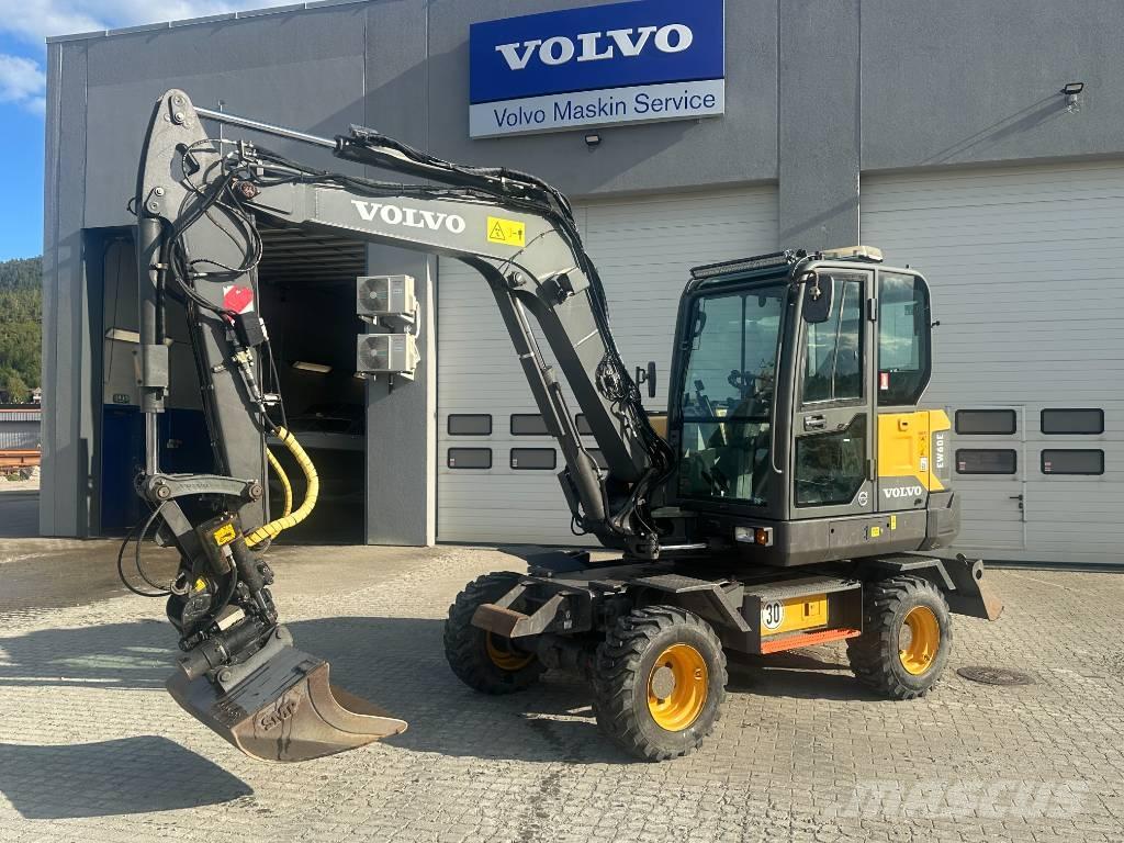 Volvo EW60E  휠 굴삭기