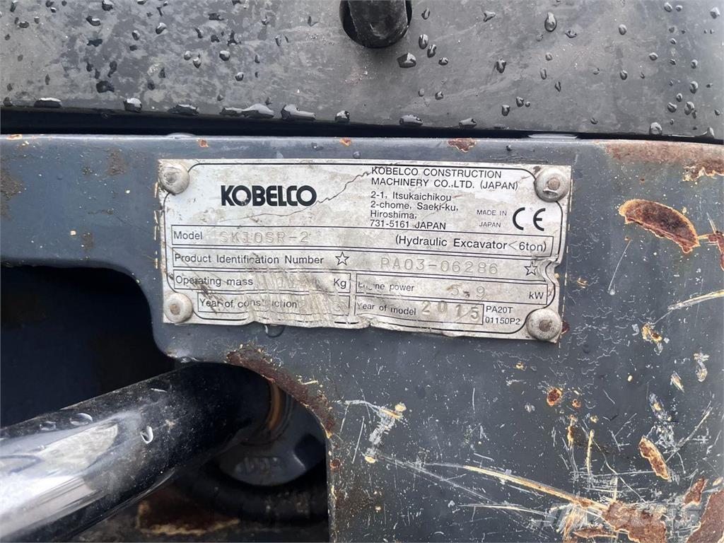 Kobelco SK10SR-2  휠 굴삭기