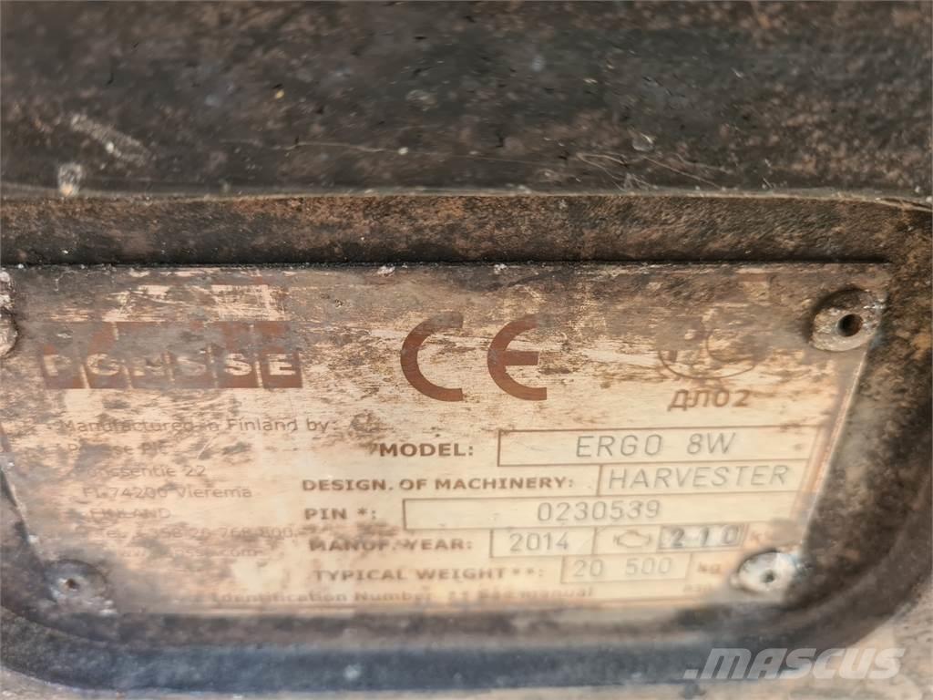 Ponsse Ergo 8wd 원목 하베스터