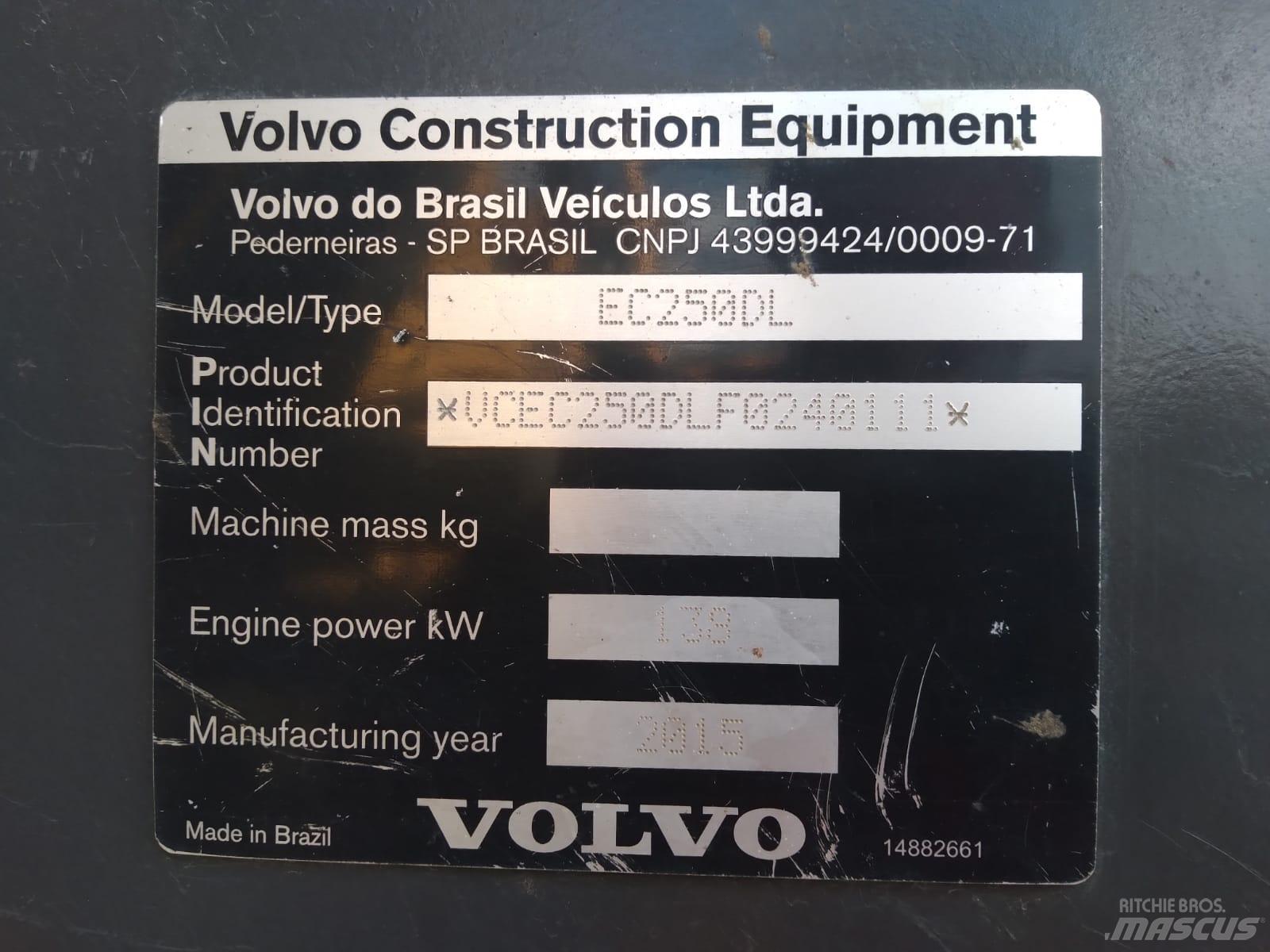 Volvo EC 250 D L 대형 굴삭기 29톤 이상