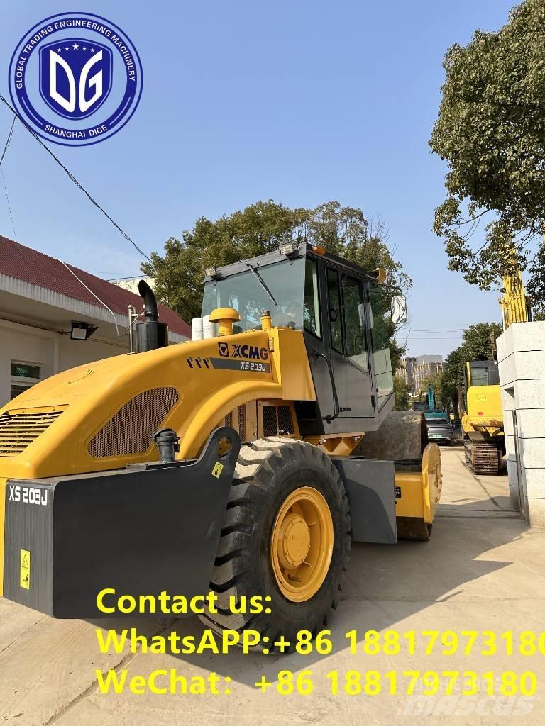 XCMG XS 203 J 싱글 드럼 롤러