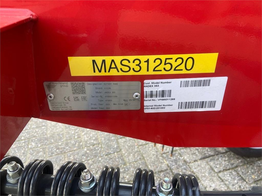 Vicon Andex 353 수확기