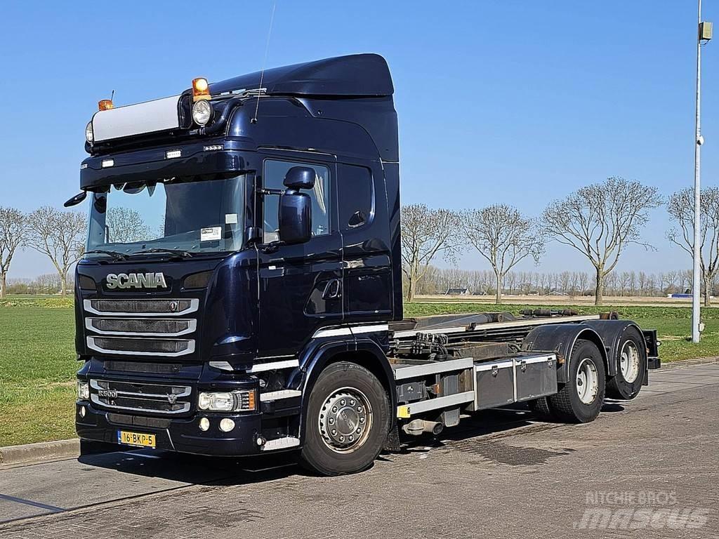 Scania R500 훅 리프트 트럭