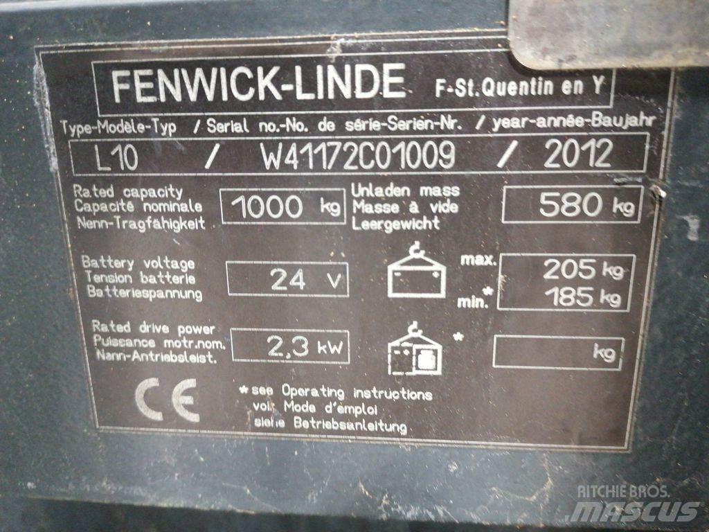Linde L10 포크리프트