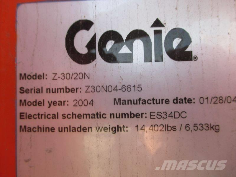 Genie Z 30/20 N 관절형 전동이동 리프트