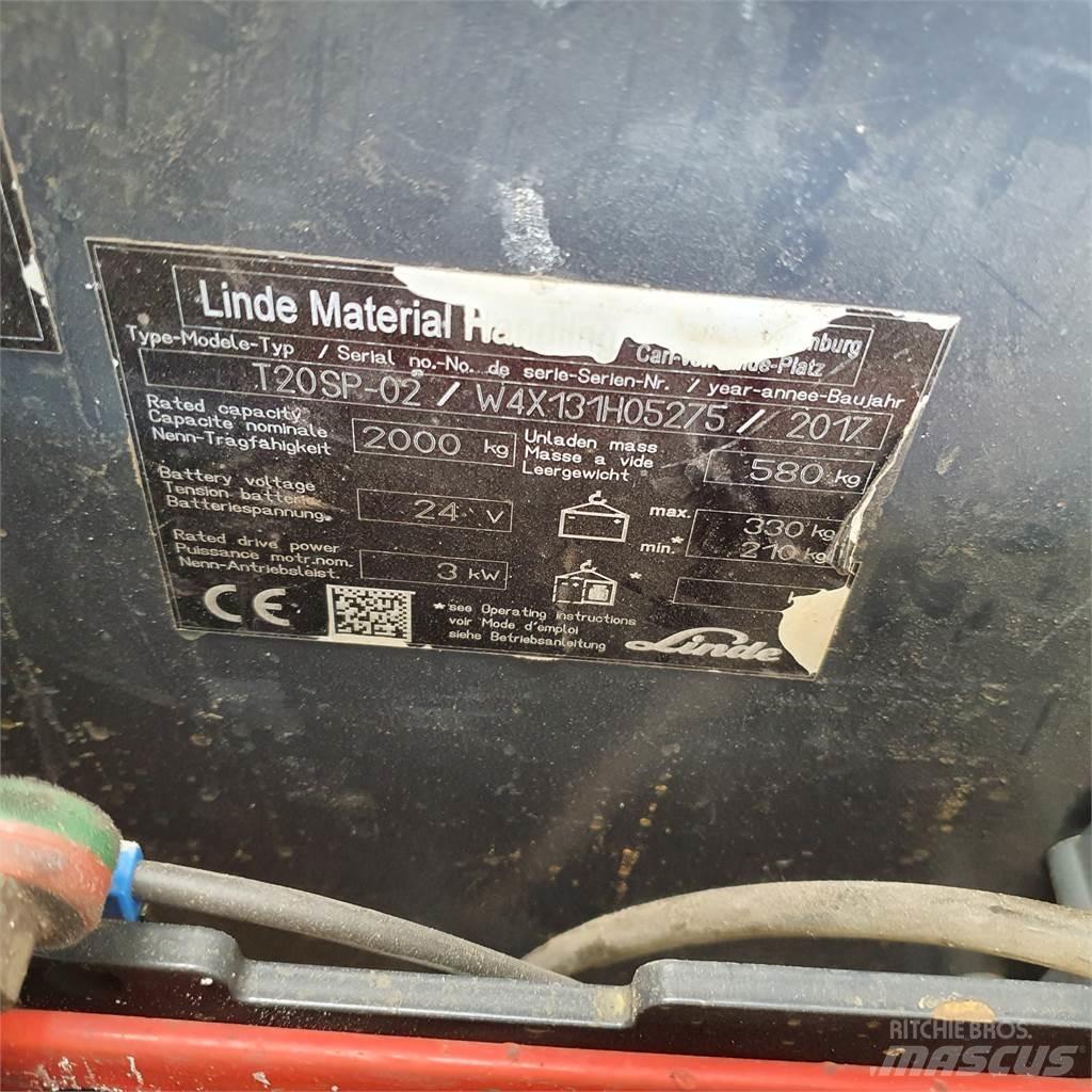 Linde T20SP kurz 경량 리프터