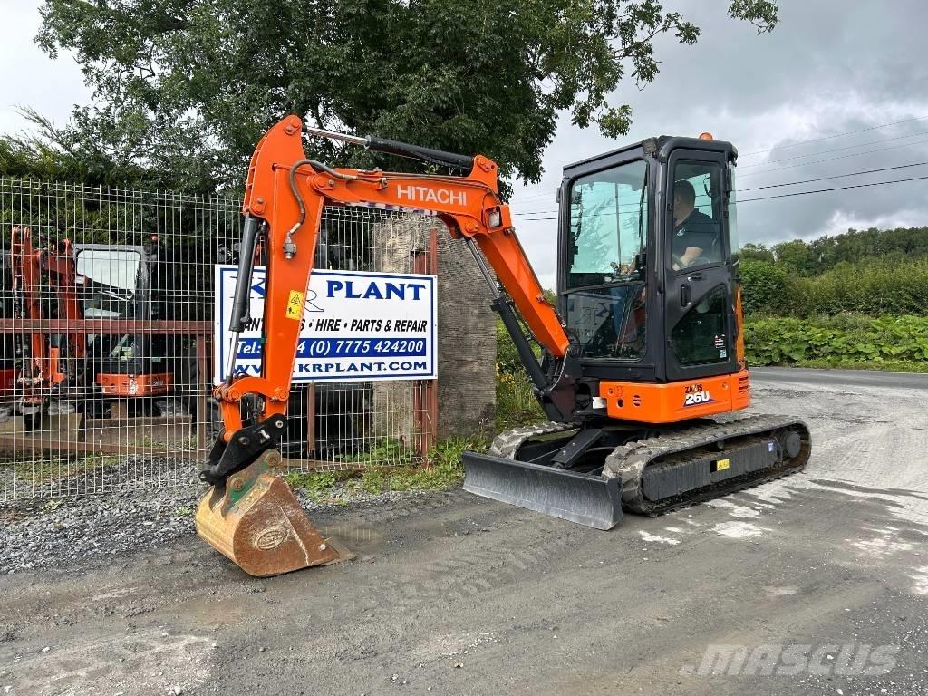 Hitachi ZX 26 U-6 소형 굴삭기 7톤 미만