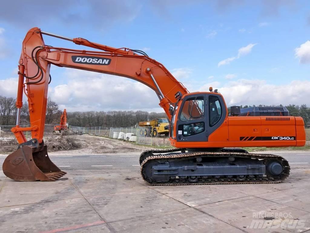 Doosan DX 340 LC 대형 굴삭기 29톤 이상