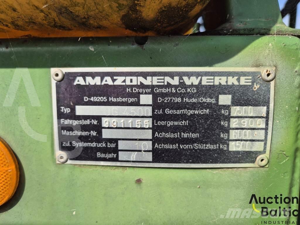 Amazone UG 4500 견인형 분무기