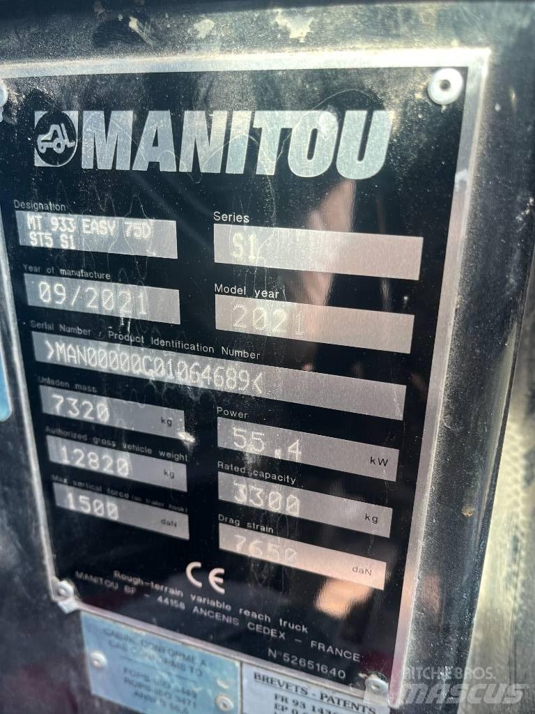 Manitou 933 텔러 핸들러