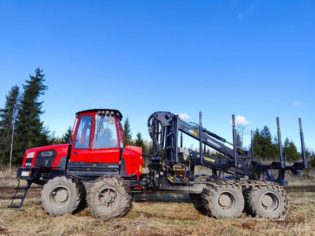 Komatsu 875 원목 포워더