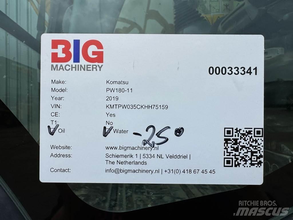 Komatsu PW180-11  휠 굴삭기