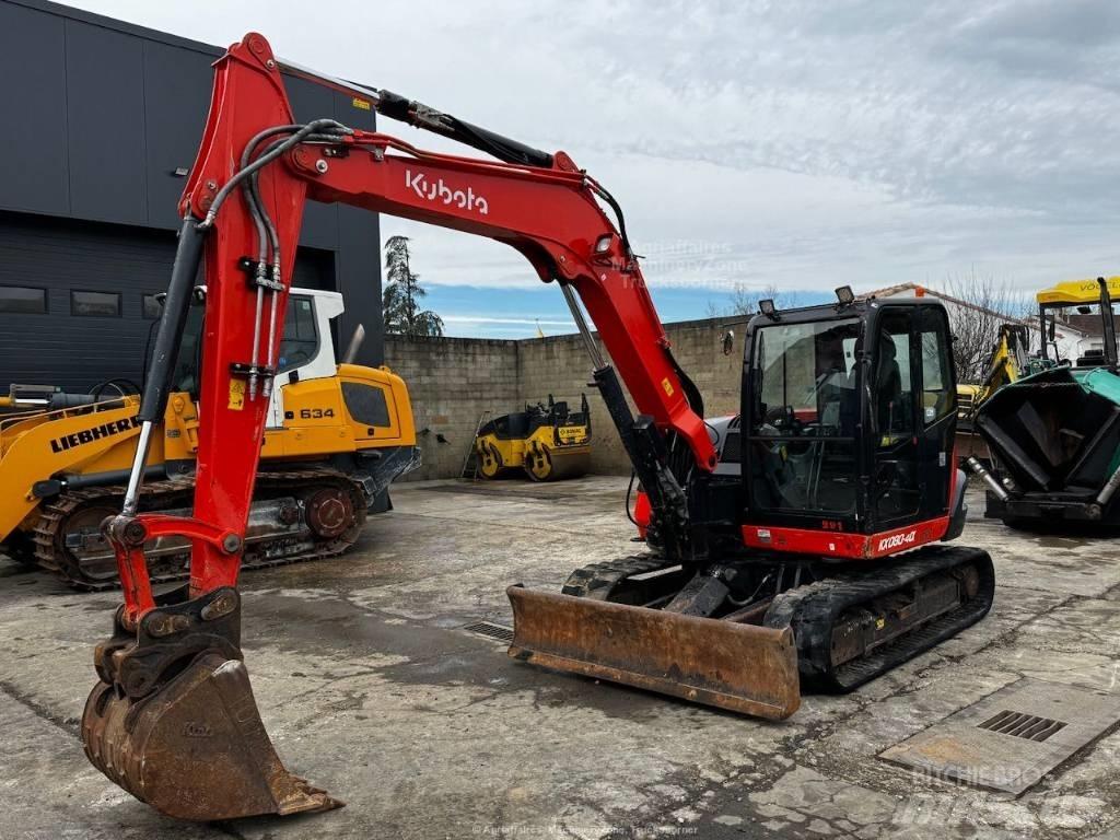 Kubota KX 080-4 중형굴삭기 7톤-28톤
