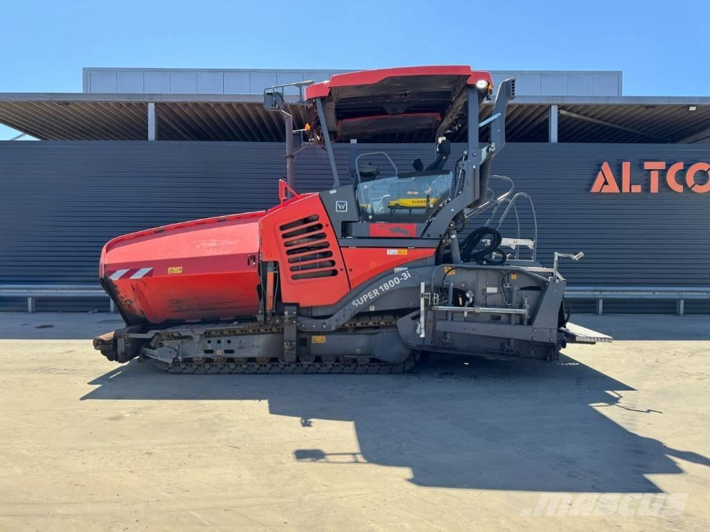 Vögele SUPER 1800-3I 아스팔트 포장장비