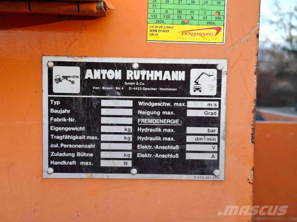 Mercedes-Benz 814 크레인 트럭