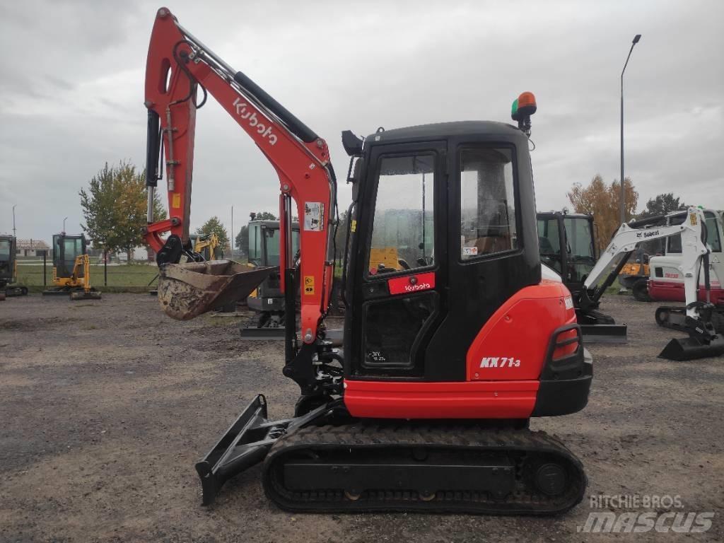 Kubota KX 71-3 소형 굴삭기 7톤 미만