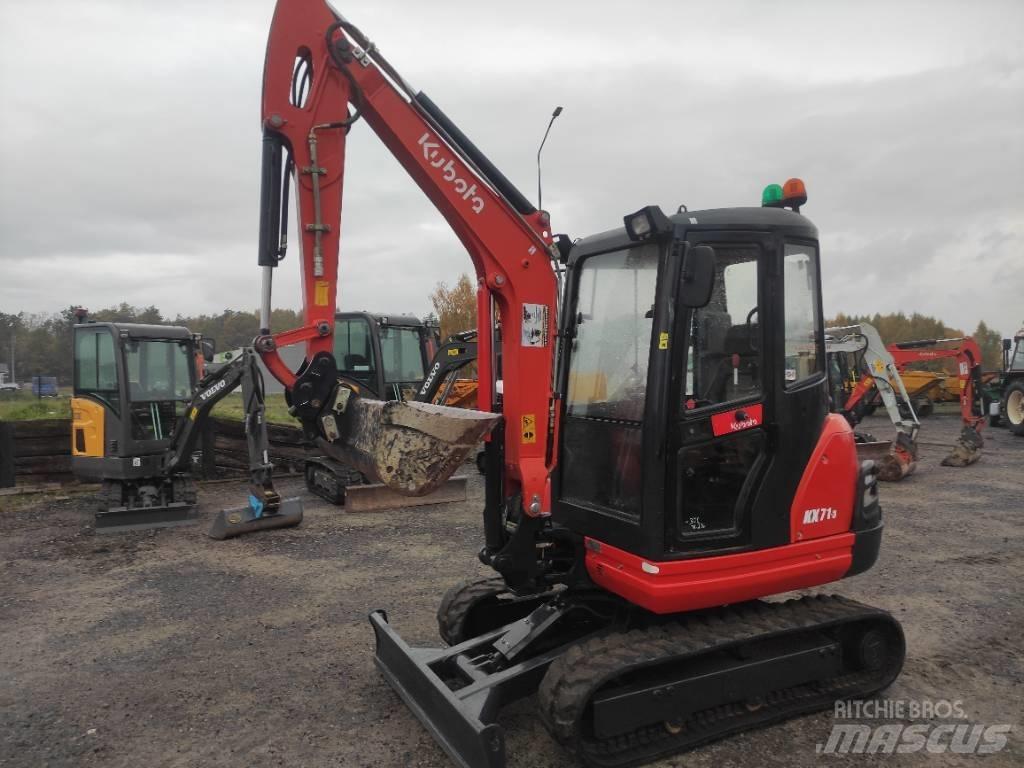 Kubota KX 71-3 소형 굴삭기 7톤 미만