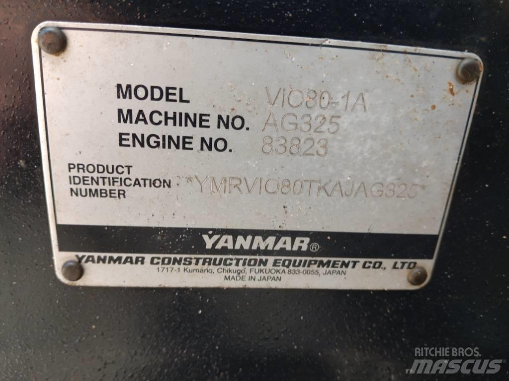 Yanmar ViO80-1a 대형 굴삭기 29톤 이상