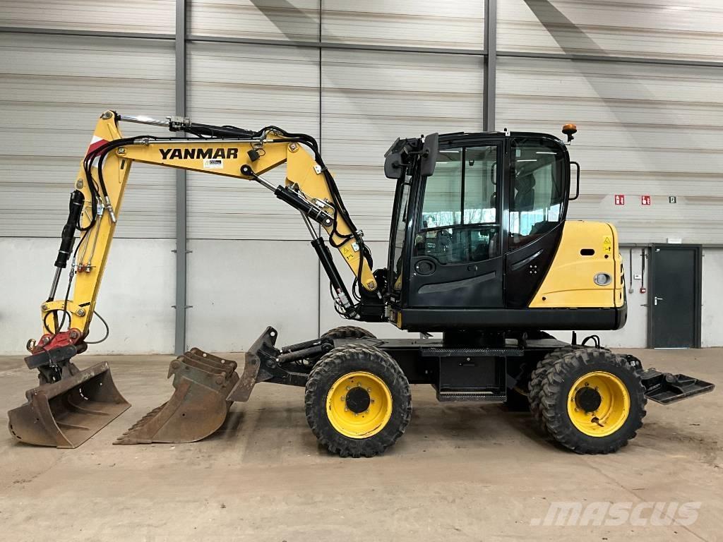Yanmar B 75 W  휠 굴삭기