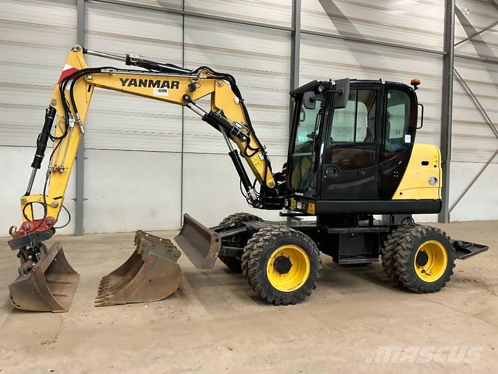 Yanmar B 75 W  휠 굴삭기