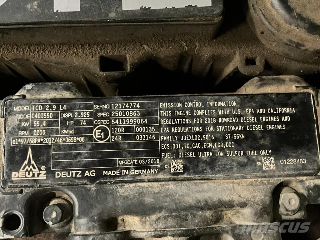 Yanmar B 75 W  휠 굴삭기