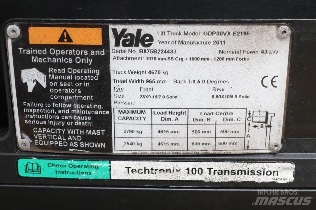 Yale GDP30VX 디젤 지게차