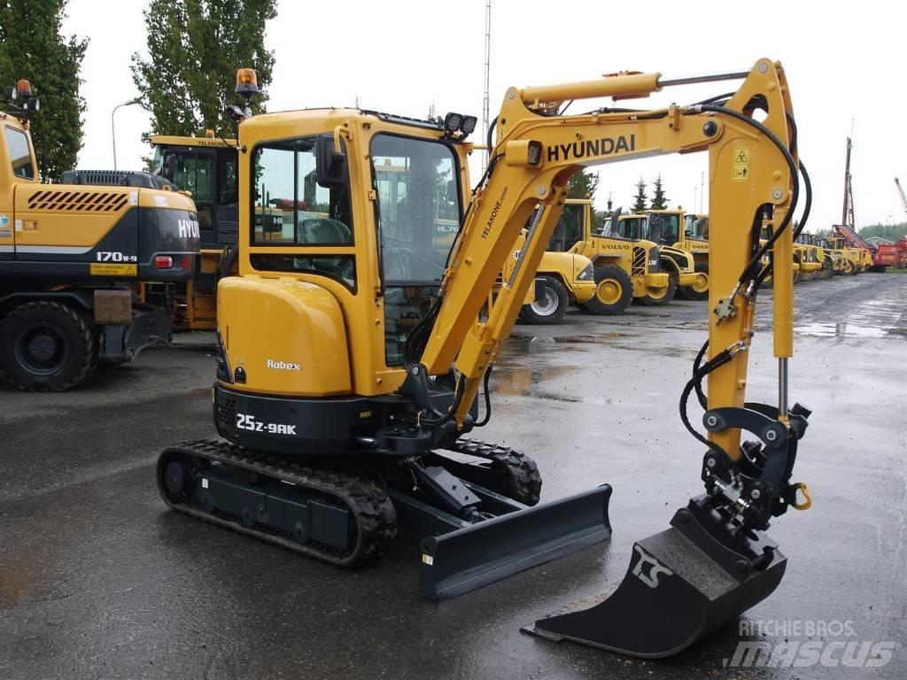 Hyundai R25Z-9AK 소형 굴삭기 7톤 미만