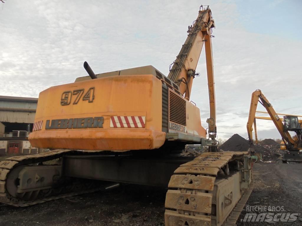Liebherr R974 B SEW 폐기물/산업 처리기