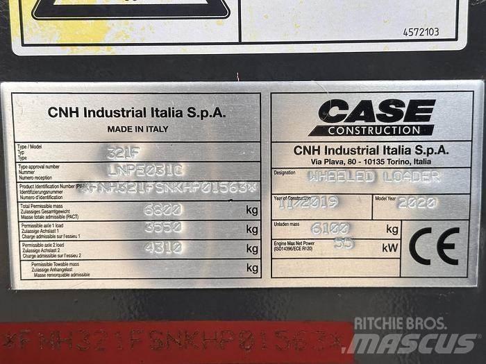 CASE 321F  휠로우더