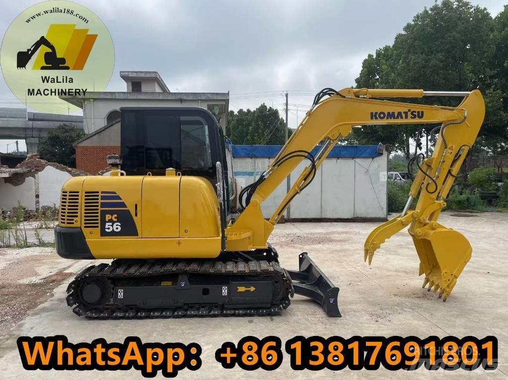 Komatsu PC 56-7 소형 굴삭기 7톤 미만