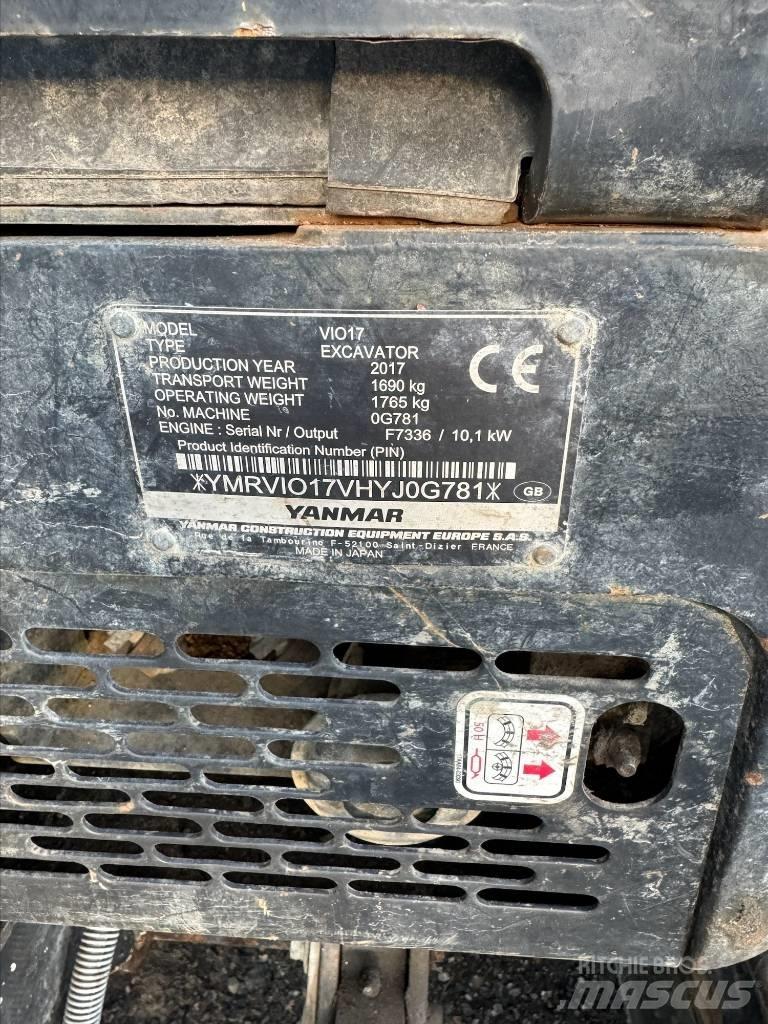 Yanmar Vio 17 소형 굴삭기 7톤 미만