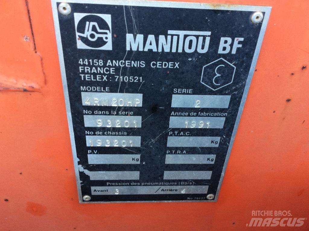 Manitou 4 RM 20 HP 트랜스미션