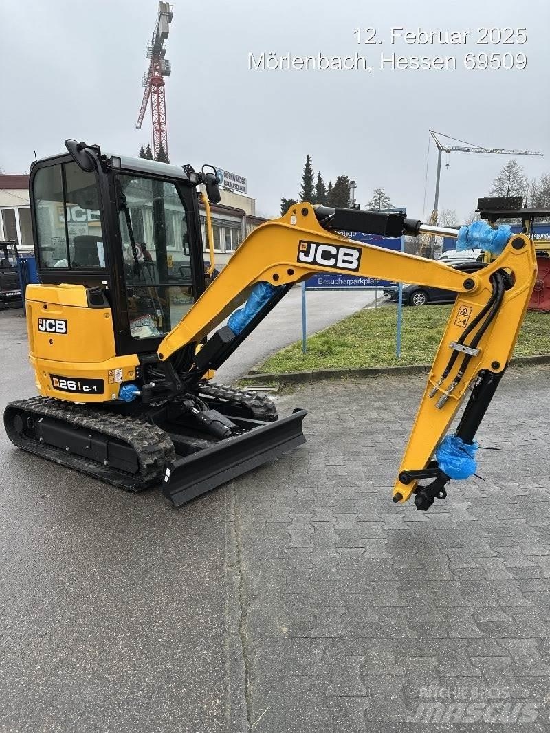 JCB 26C-1 소형 굴삭기 7톤 미만