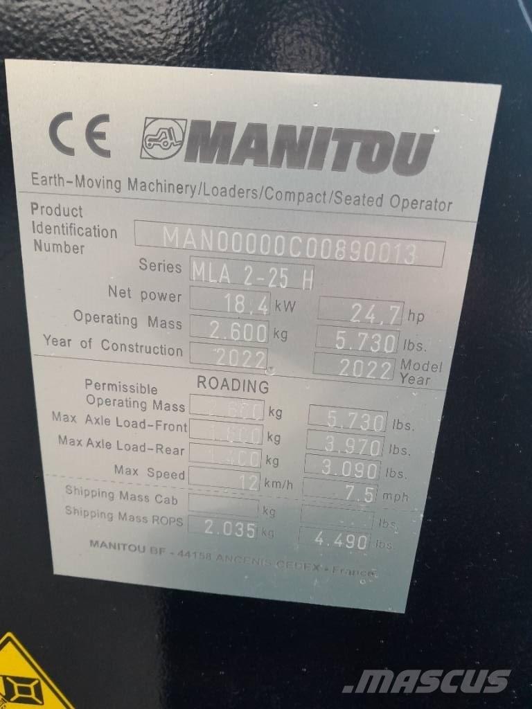 Manitou MLA 2-25 다목적 로더