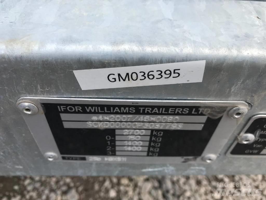 Ifor Williams HBX511 기타 트레일러