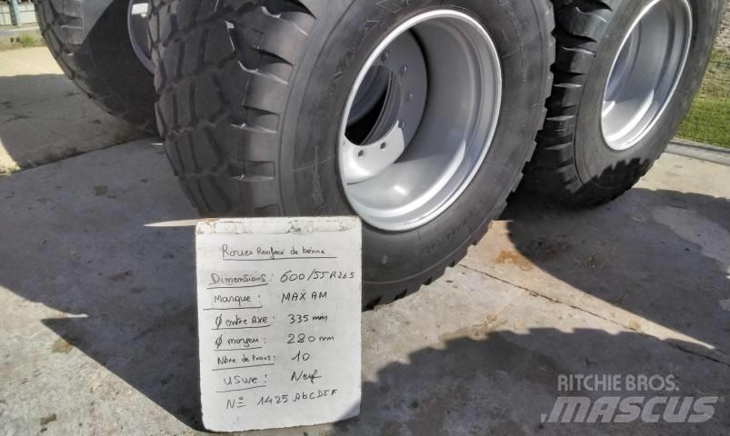  MAXAM 600/55R26.5 타이어, 휠 및 림