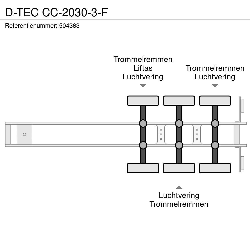D-tec CC-2030-3-F 컨테이너 세미 트레일러