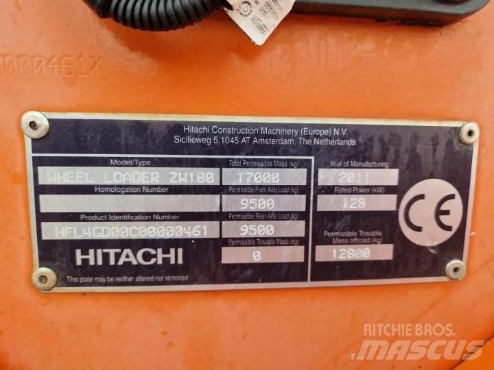 Hitachi ZW 180  휠로우더