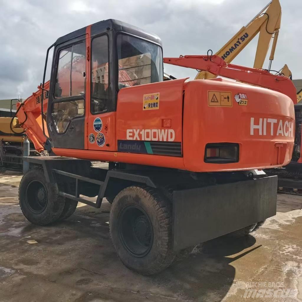 Hitachi EX 100 W D  휠 굴삭기
