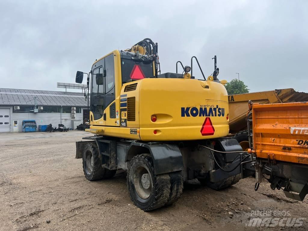 Komatsu PW 148  휠 굴삭기