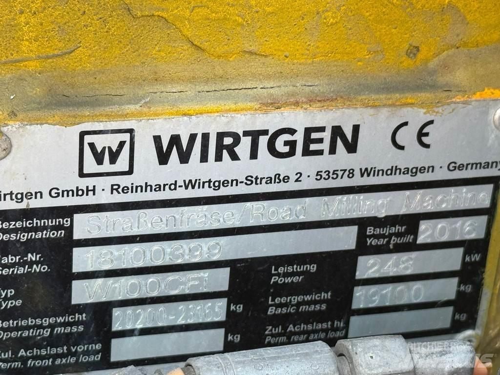 Wirtgen W100CFI 아스팔트 콜드 밀링 기계