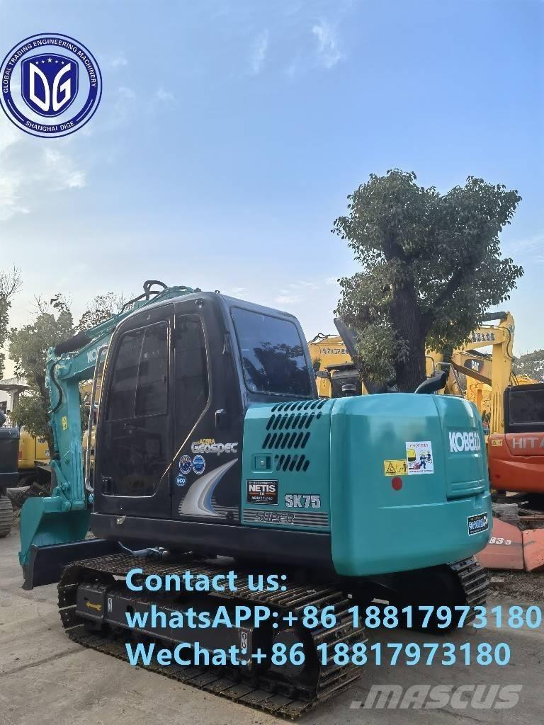Kobelco SK75-8 대형 굴삭기 29톤 이상