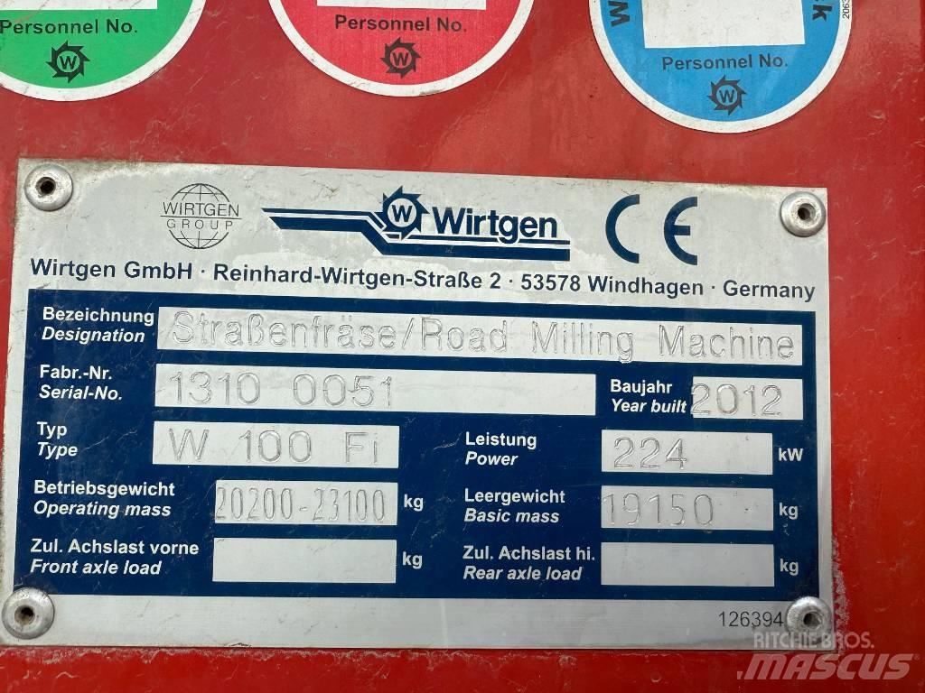Wirtgen W100Fi 아스팔트 콜드 밀링 기계