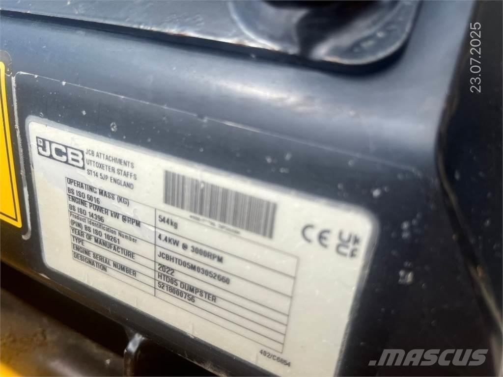 JCB HTD5 건설현장 덤프트럭