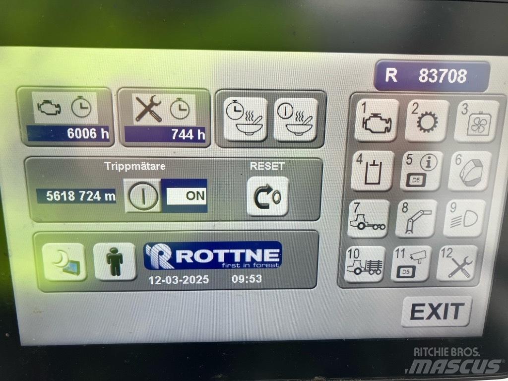 Rottne F13D 원목 포워더