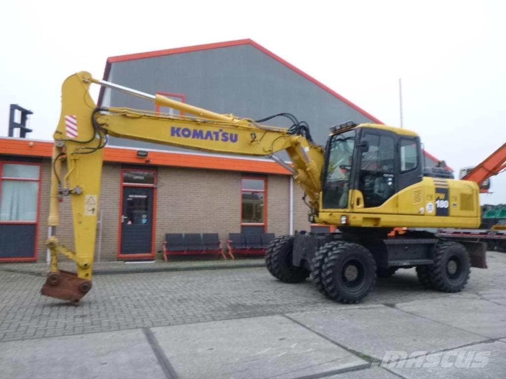 Komatsu PW 180-7EO  휠 굴삭기