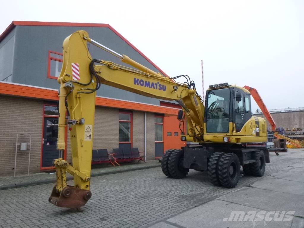 Komatsu PW 180-7EO  휠 굴삭기